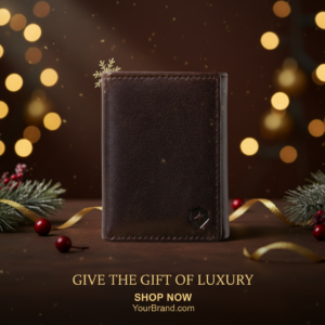 Trifold Baron Wallet - Dark Brown