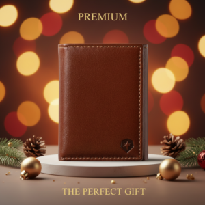 Trifold Baron Wallet - Cinnamon Brown